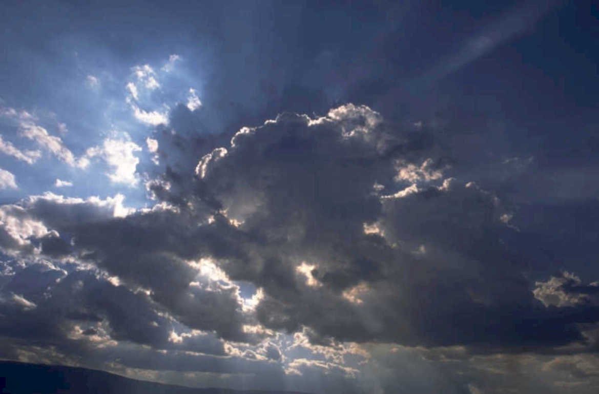 sky clouds sunset 7 1980s 1990s A4 Photo Print