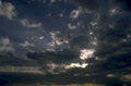 sky clouds sunset 8 1980s 1990s A4 Photo Print