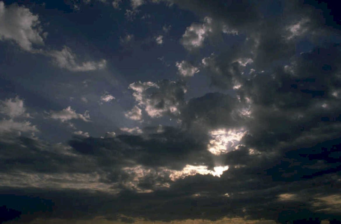 sky clouds sunset 8 1980s 1990s A4 Photo Print