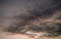 sky clouds sunset Vintage A4 Photo Print