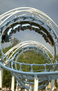 sky scooter kingsdominion Vintage A4 Photo Print