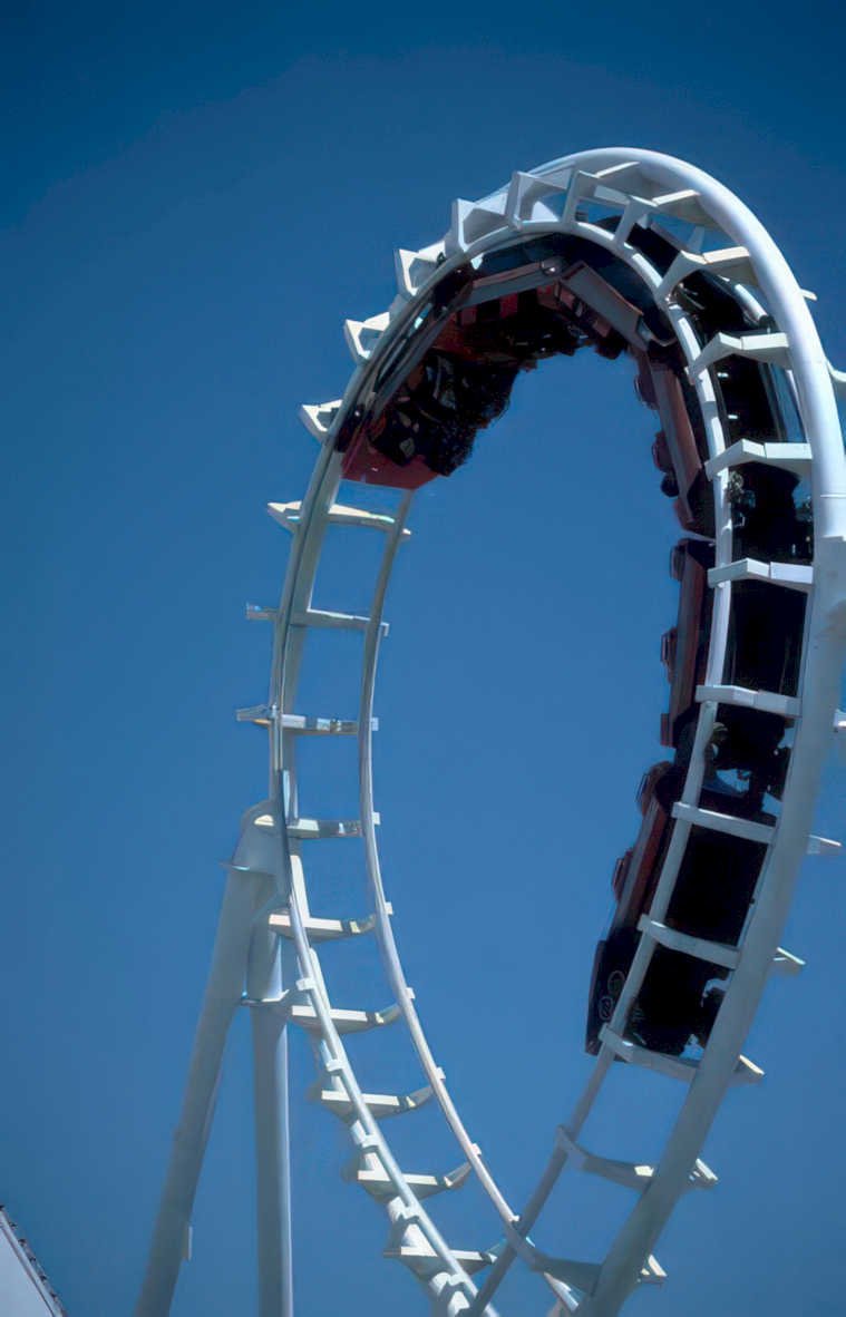 sky summit coaster 3 Vintage A4 Photo Print