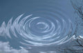 sky swirl winter Vintage A4 Photo Print