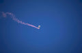 skydiving skydiver blue Vintage A4 Photo Print