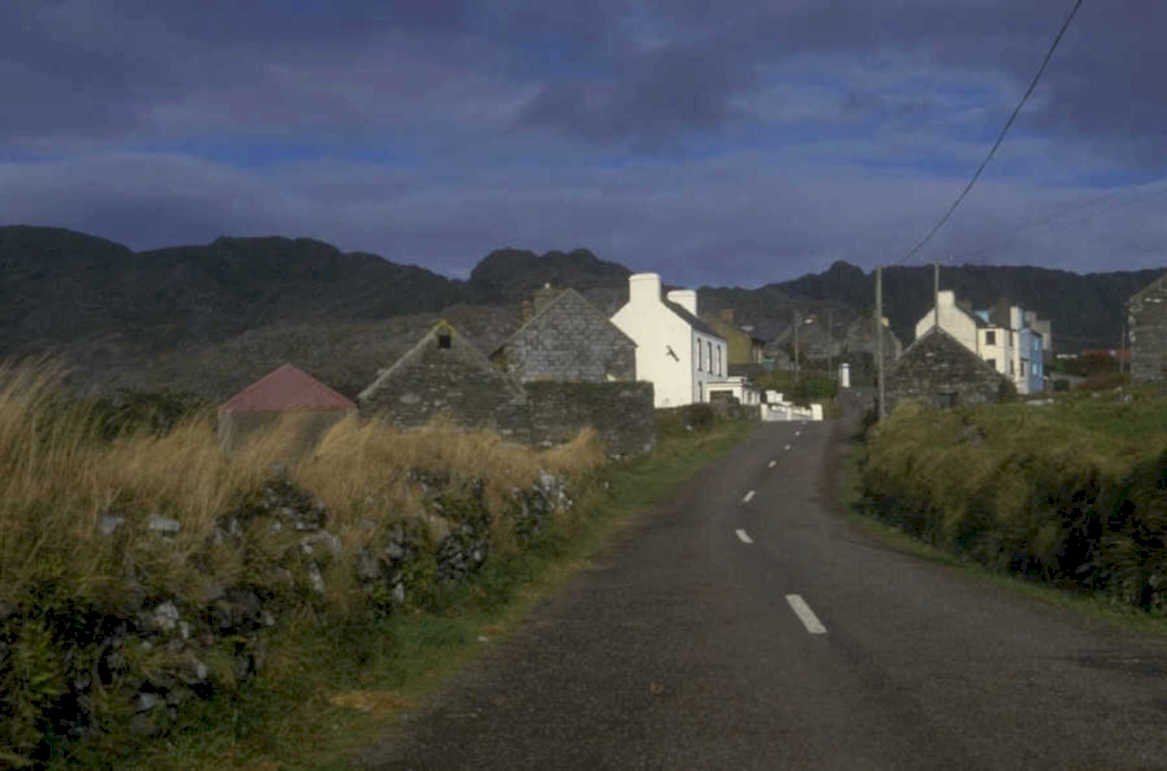 skye cottages road 1980s 1990s A4 Photo Print