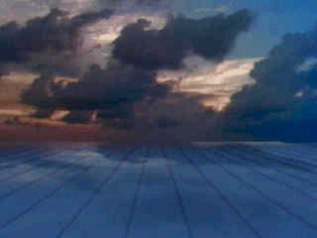 skyline sunset deck1980s 1990s A4 Photo Print