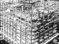 skyscrapers steel frame1980s 1990s A4 Photo Print
