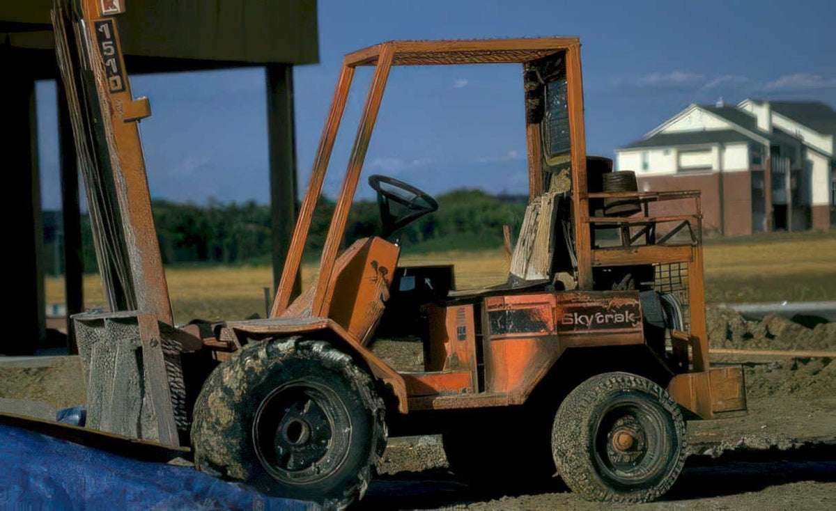 skytrack forklift 1988 Vintage A4 Photo Print