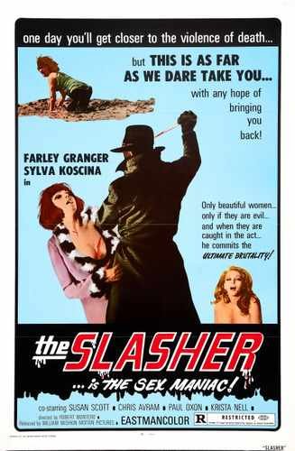 slasher 1972  01 film star poster A4 Photo Print