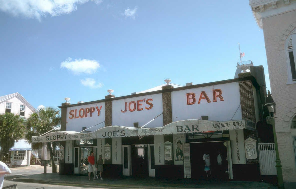 sloppy joes bar Vintage A4 Photo Print
