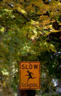 slow school autumn 1980s 1990s A4 Photo Print