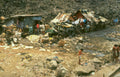 slum settlement manila Vintage A4 Photo Print