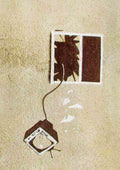 smashed window tv 2019 A4 Photo Print