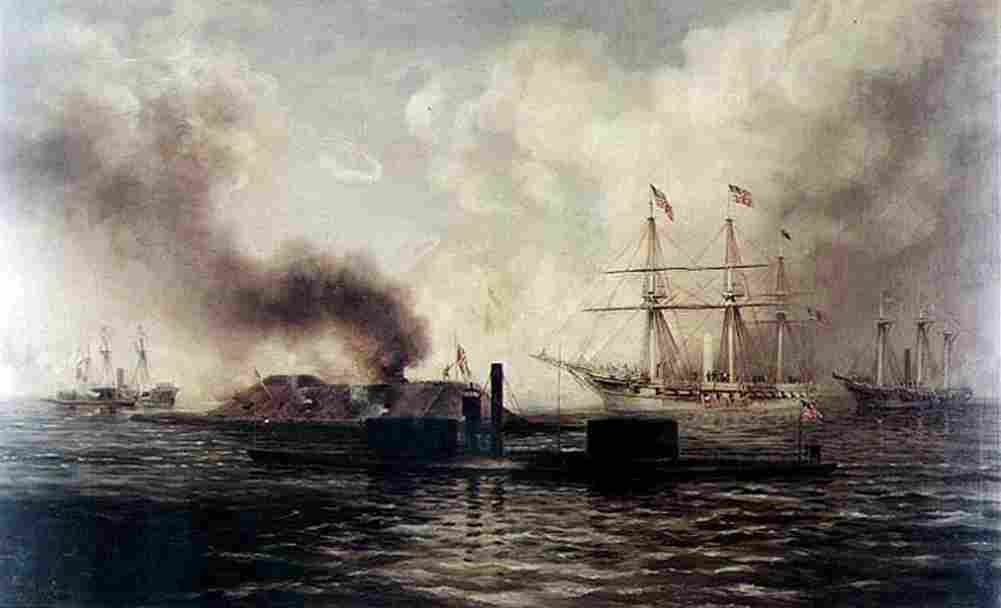 smi Battle of Mobile Bay Art A4 Photo Print