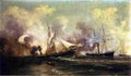smi Kearsarge Sinking the Alabama Art A4 Photo Print