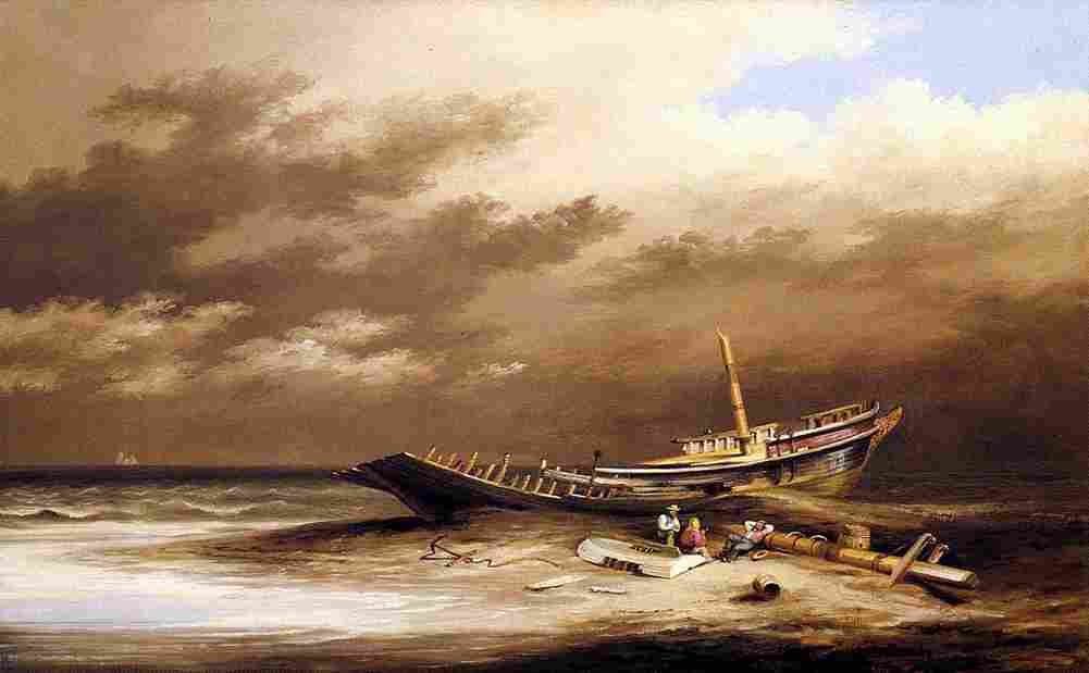 smi Shipwreck Art A4 Photo Print
