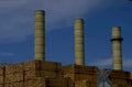 smokestacks lumber crossing 1980s 1990s A4 Photo Print