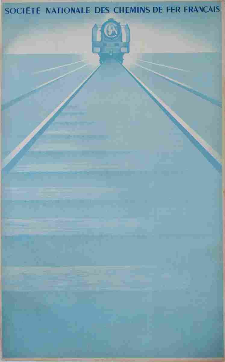 sncf 1946 4 Advert A4 Photo Print