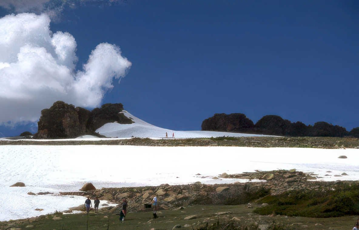 sneffels hikers summer Vintage A4 Photo Print