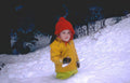 snow child hat Vintage A4 Photo Print