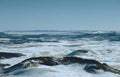snow hills valley Vintage A4 Photo Print