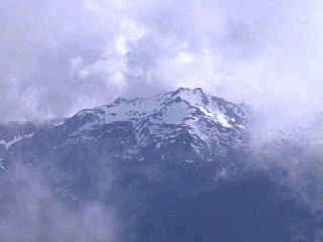 snow mountain peak1980s 1990s A4 Photo Print
