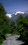 snow mountain road 1980s 1990s A4 Photo Print