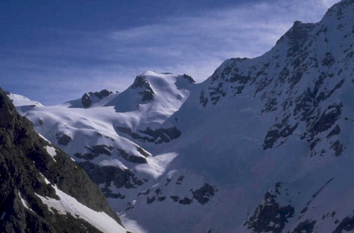snow mountain scape 1980s 1990s A4 Photo Print
