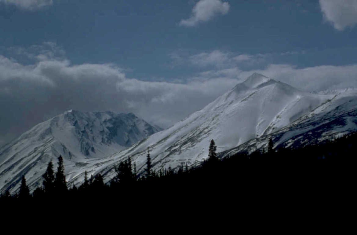 snow mountains alaska 1980s 1990s A4 Photo Print