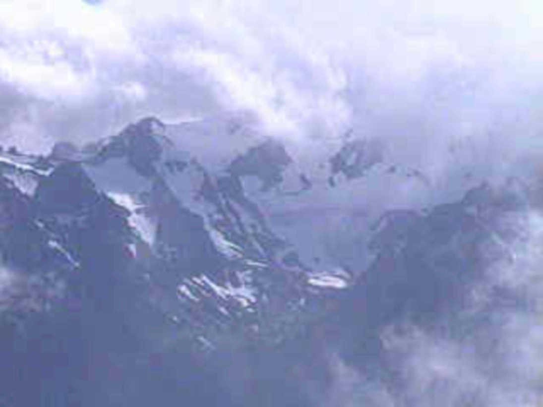snow mountains alps 11980s 1990s A4 Photo Print
