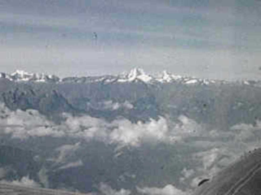 snow mountains alps 21980s 1990s A4 Photo Print
