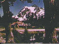 snow mountains cabin1980s 1990s A4 Photo Print