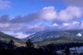 snow mountains clouds 1980s 1990s A4 Photo Print