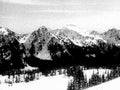 snow mountains peaks1980s 1990s A4 Photo Print