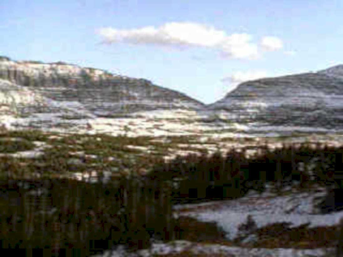 snow mountains reflection1980s 1990s A4 Photo Print