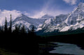snow mountains river 1980s 1990s A4 Photo Print