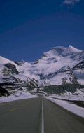 snow mountains road 2 1980s 1990s A4 Photo Print