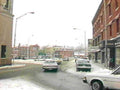 snow street cars1980s 1990s A4 Photo Print