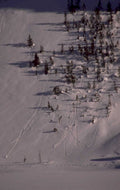snowboarding mountain terrain 1980s 1990s A4 Photo Print