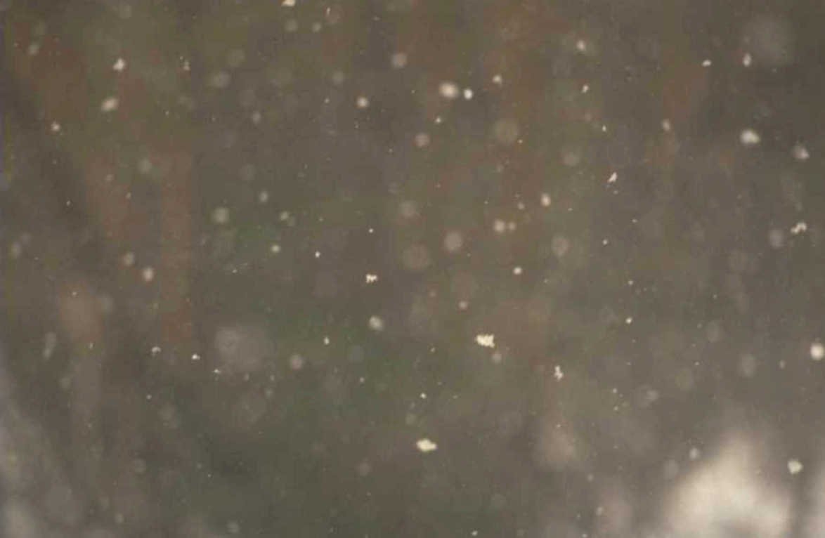 snowflakes bokeh dark 1980s 1990s A4 Photo Print