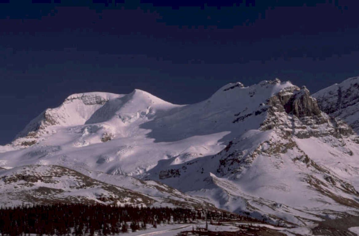 snowy mountain banff 1 1980s 1990s A4 Photo Print