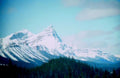 snowy mountain banff1980s 1990s A4 Photo Print