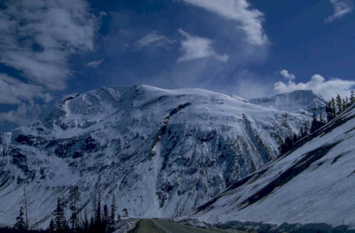 snowy mountain glacier 1980s 1990s A4 Photo Print