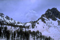 snowy mountain lake 1980s 1990s A4 Photo Print