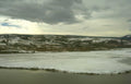 snowy mountain valley Vintage A4 Photo Print