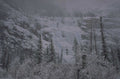 snowy mountain waterfall 1980s 1990s A4 Photo Print