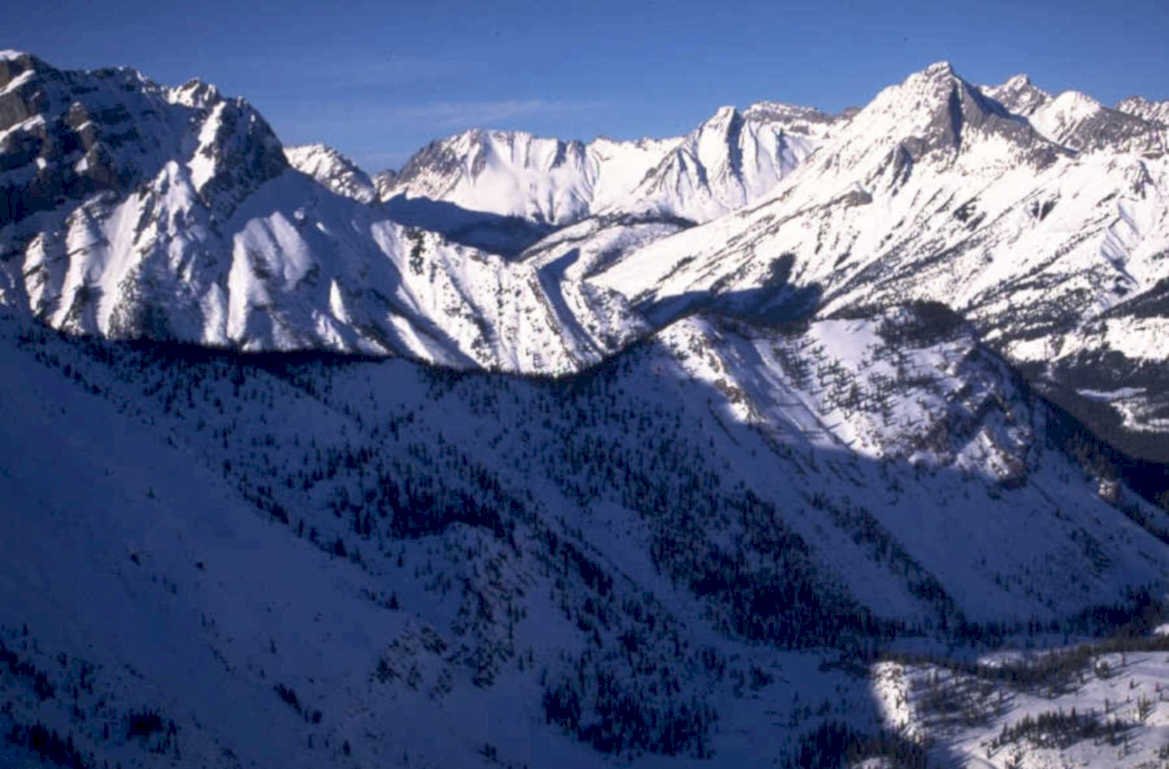snowy mountains colorado 2 1980s 1990s A4 Photo Print