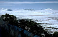snowy mountains winter Vintage A4 Photo Print