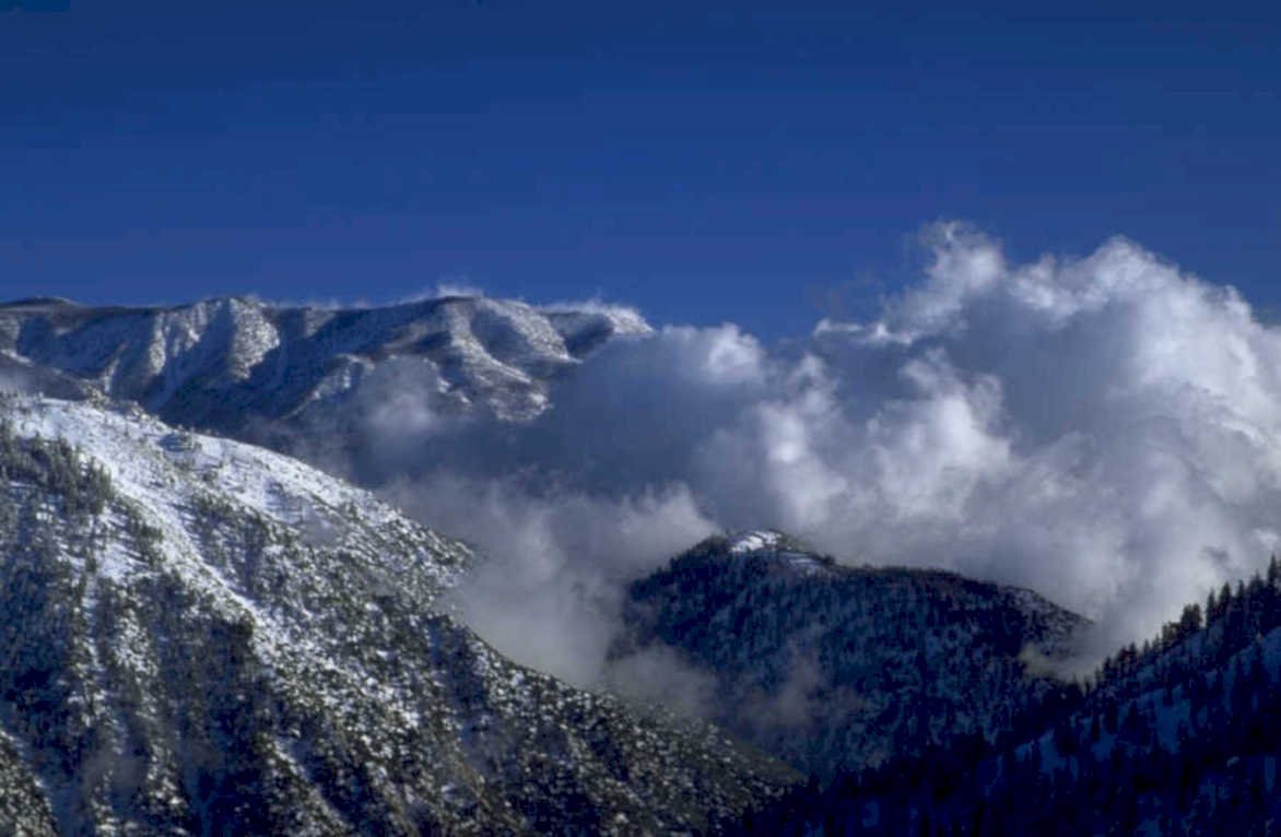 snowy range mountains 1980s 1990s A4 Photo Print