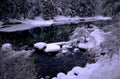 snowy river scene 1980s 1990s A4 Photo Print